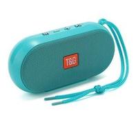 Mini Enceinte Bluetooth Multifonctionnelle Extérieure Avec Support USB TF FM Bleu YONIS