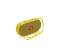 Mini Enceinte Bluetooth Multifonctionnelle Extérieure Avec Support USB TF FM Jaune YONIS Jaune