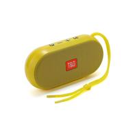 Mini Enceinte Bluetooth Multifonctionnelle Extérieure Avec Support USB TF FM Jaune YONIS Jaune