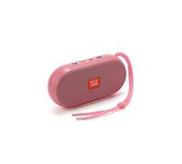 Mini Enceinte Bluetooth Multifonctionnelle Extérieure Avec Support USB TF FM Rose