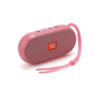 Mini Enceinte Bluetooth Multifonctionnelle Extérieure Avec Support USB TF FM Rose YONIS