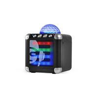 iDance Mini Enceinte Bluetooth Noir Cube Mini 3 à LEDs RGB sur Batterie - USB - 3W RMS SA50662A-N