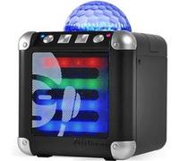 Mini enceinte bluetooth noir iDance CUBE MINI 3 à LEDs RGB sur batterie - USB - 3W RMS SA50662A-N Noir G