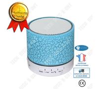 Mini enceinte Bluetooth portable avec port clé USB connectée carte TF mp3 son stéréo transmission à distance port jack lumineuse