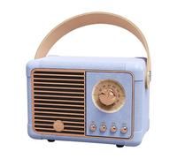 Mini Enceinte Bluetooth Portable HIFI Rétro Avec Fonction Mains-Libres Et Lecture TF Violet YONIS