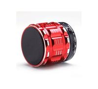 Mini Enceinte Bluetooth Portable Micro Carte SD Fonction Kit Mains Libres Rouge + SD 4Go