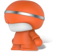 Mini Enceinte Bluetooth Portable Mini Xboy - Mini Enceinte Portable Lumineuse Led - Son Puissant 360° Télécommande Selfie Intégrée (Orange)