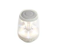 Mini Enceinte Bluetooth Portable Multifonction Avec Lampe Magique Colorée Sans Fil Blanc