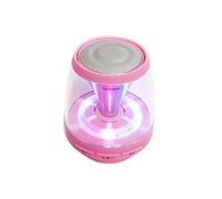 Mini Enceinte Bluetooth Portable Multifonction Avec Lampe Magique Colorée Sans Fil Rose