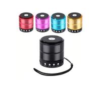 Mini Enceinte Bluetooth Portable Smartphone Carte Micro SD Kit Mains Libres Doré + SD 4Go YONIS