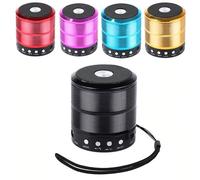 Mini Enceinte Bluetooth Portable Smartphone Carte Micro SD Kit Mains Libres Doré + SD 4Go YONIS