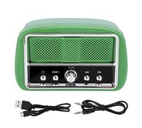 Mini enceinte Bluetooth rétro compacte style radio vintage, son cristallin, basses riches pour une meilleure immersion, micro intégré sans fil,