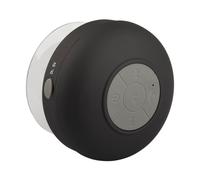 Mini Enceinte Bluetooth Ronde Kit Mains Libres Avec Ventouse Waterproof Noir YONIS