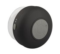 Mini Enceinte Bluetooth Ronde Kit Mains Libres Avec Ventouse Waterproof Noir YONIS