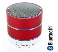Mini Enceinte Bluetooth Rouge - Samsung Galaxy Express I8730 - Sans fil - Batterie - 6x6x5cm