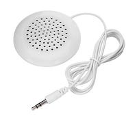 Mini enceinte d'oreiller de 3,5 mm, haut-parleur portable de bricolage pour CD portable de téléphone MP3 - Blanc