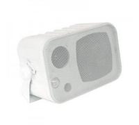 Mini enceinte hifi 3 voies blanche (paire)