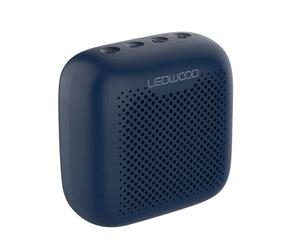 Mini Enceinte LEDWOOD ACCESS10-BLU Robuste Bluetooth Portable Haut Parleur TWS sans Fil avec Dragonne -Basses Dynamiques