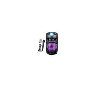 Mini Enceinte Mobile avec Batterie intégrée INOVALLEY KA02 Bowl - 400W, USB TWS, Radio FM, Karaoké Enfant Lumineux LED