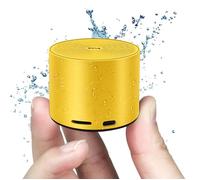 Mini Enceinte Portable Bluetooth 5.0 Subwoofer 600mAh Autonomie 4H sans fil petit haut-parleur Type-C Jaune