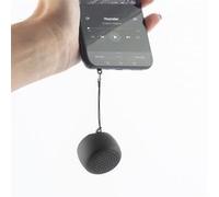 InnovaGoods Mini-enceinte portable Miund sans fil rechargeable, design compact – Noir