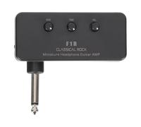 Mini-Enceinte Portable pour Guitare, Basse, Sortie 1/4 Pouces, Noir | Entrée Stéréo 1/8 Pouce, Mixage Auxiliaire, Alimentation 2 Piles Aaa, ABS, Usage Extérieur Style Aléatoire