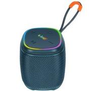 Mini Enceinte sans Fil Bluetooth 5W Étanche IPX6 avec Éclairage LED LinQ Bleu
