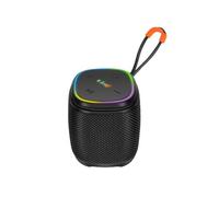 LinQ Mini enceinte sans fil Bluetooth 5W étanche IPX6 avec éclairage LED Noir