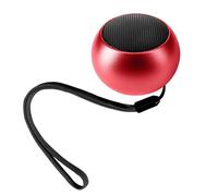 Mini Enceinte Sans-Fil Bluetooth Autonomie 3h Design Ultra-Compact Moxie Rouge