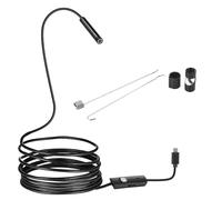Mini Endoscope USB - Caméra Étanche 5,5mm | Câble Flexible d’Inspection, 6 LED, Android Type-C USB | Inspection Moteur Auto Tuyau Conduit, Caméra Réglable, Enregistrement Vidéo Photo
