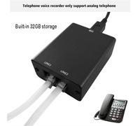 Mini enregistreur téléphonique",téléphone fixe de bureau,enregistrement vocal sans ordinateur,fichier de date et d'heure,appel téléphonique,"enregistreur téléphonique - Type TELREC05 #A
