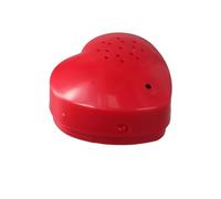 Mini Enregistreur Vocal 30 Secondes, 5,5x5,5x2cm, Forme de Cœur, Bouton Enregistreur pour Peluche Personnalisée, Module Sonore Enregistrable pour Cadeau DIY