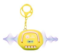 Mini enregistreur vocal dessin animé - 6 cm, pendentif sac à dos avec enregistrement sonore et lecture facile, appareil portable pour conférences et réunions, accessoire audio de