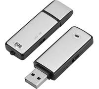 Mini enregistreur Vocal numérique USB,8 Go,enregistreur Vocal Espion USB pour réunions,interviews,conférences,Classes,avec mémoire pour Heures d'enregistrement.[V89]