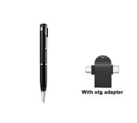Mini enregistreur vocal stylo espion mouchard ecoute espionnage écoute enregistreurs caché d'enregistrement numérique dispositif d'écoute sonore professionnel dict - Type Silver typec adapter-<1 Go