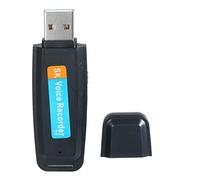 Mini enregistreur vocal USB portable, disque U, support ricaricabile via archiviazione di registrazione Con et Solo pulsante Scheda TF 1-32G par Conferenza Intervista