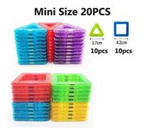 Mini Ensemble De Construction Magnétique De Créateurs, Blocs Magnétiques, Modèle De Construction, Jouets Éducatifs Pour Enfants, Cadeaux, 20-100 Pièces