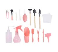 Mini Ensemble d'outils de Jardinage 16 pièces, Kit d'outils de Transplantation pour Le Soin et l'entretien des Plantes Jardin intérieur, Jardinage pour Enfants