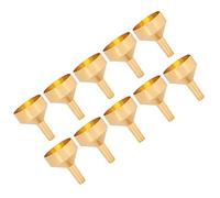 Mini Entonnoir en Alliage D'Aluminium, Durable Lot de 10 Pièces | Réutilisable, facile à nettoyer, parfait pour les parfums, les huiles essentielles et les flacons à col serré.