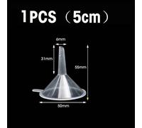 Mini Entonnoir Transparent,Petite Bouche,Liquide,Huile,Trémie En Plastique,Maison,Cuisine,École,Laboratoire,Fournitures Expérimentales,Outil,1-10 Pièces - Type B-1pcs (5cm)