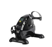 Mini Entraîneur De Rééducation Cardio-électrique Pas À Elliptique Compact, Résistance La Poulie Hydraulique, sans Accoudoirs, for Maison Et Le Bureau Fonctionnement Silencieux(Black)