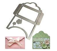 Mini Enveloppe Matrice de Découpe Métal Papier Carte Enveloppe Cadres de Poche Dies de Découpe Scrapbooking Gaufrage Cutting Dies pour Lettres Enveloppes de Stockage Emballage Cadeau
