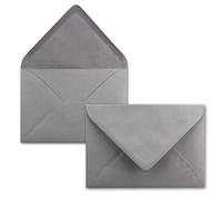 Mini enveloppes FarbenFroh by Gustav Neuser - Dimensions : 5,2 x 7,6 cm - Avec colle à humidifier - Pour cartes de vœux et cadeaux 25 Umschläge 34-Graphit