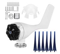 Mini éoliennes générateur 6 pales 200 W alimentations alternateur triphasé générateur d'énergie éolienne portable à haut rendement pour le camping en plein air usage domestique (24V)