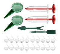 Mini épandeur de - Petit outil de jardinage | Outil de plantation de petites portable réutilisable pour petites | Épandeur manuel manuel de grains avec plantoir et élargisseur