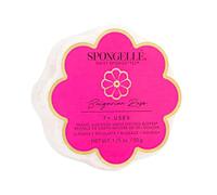 Mini éponge infusée Spongette voyage rose de bulgarie (7+ utilisations) Spongellé 50g