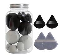 Mini éponges de maquillage - Set de pinceaux de maquillage beauty blenderr | Applicateur cosmétique longue durée, estompeur humide et sec, applicateur de précision de correcteur et