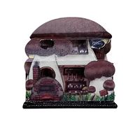 Mini étagère charmante : modèle d'artisanat minuscule 1:12, kit d'exposition avec détail, pièce de maison de en bois équilibrée, modèles avec caractéristiques décoratives, miniatures