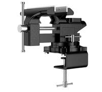 Mini étau à pince avec base rotative pour un travail de précision, design 2 en 1 très résistant, idéal pour le bricolage et l'utilisation professionnelle