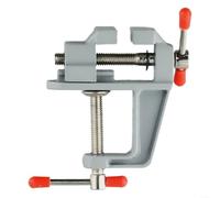Mini étau compact en aluminium pour table avec poignée à vis en acier, convient pour le travail du bois, l'artisanat, les bijoux, l'électronique et la modélisation
